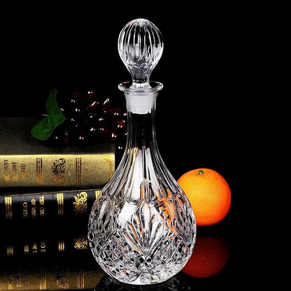 Crystal Glass Whiskey Decanter