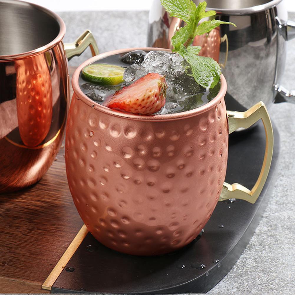 Hammered Moscow Mule Mugs - 4Pcs