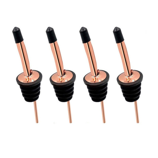 Pourer Stainless Steel - Rose Gold 4 Pieces
