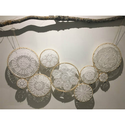 Lace Dream Catcher Wall Hanging